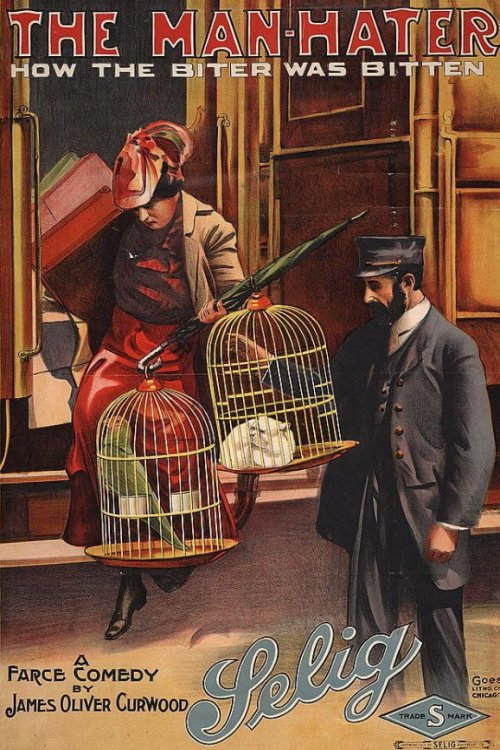 Movie poster for The Man Hater (1917)