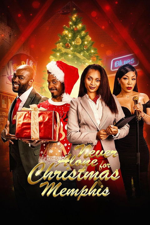 Movie poster for Never Alone for Christmas: Memphis (2025)