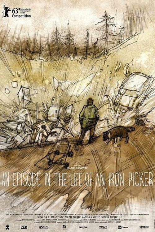 Movie poster for An Episode in the Life of an Iron Picker (2013)