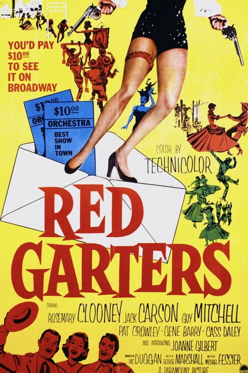Movie poster for Red Garters (1954)