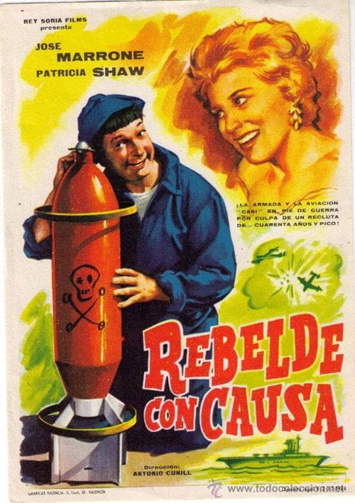 Movie poster for Rebelde con causa (1961)