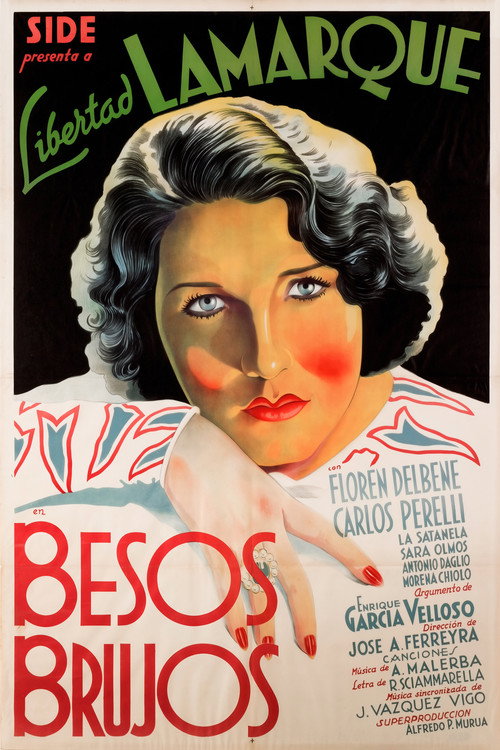 Movie poster for Bewitching Kisses (1937)