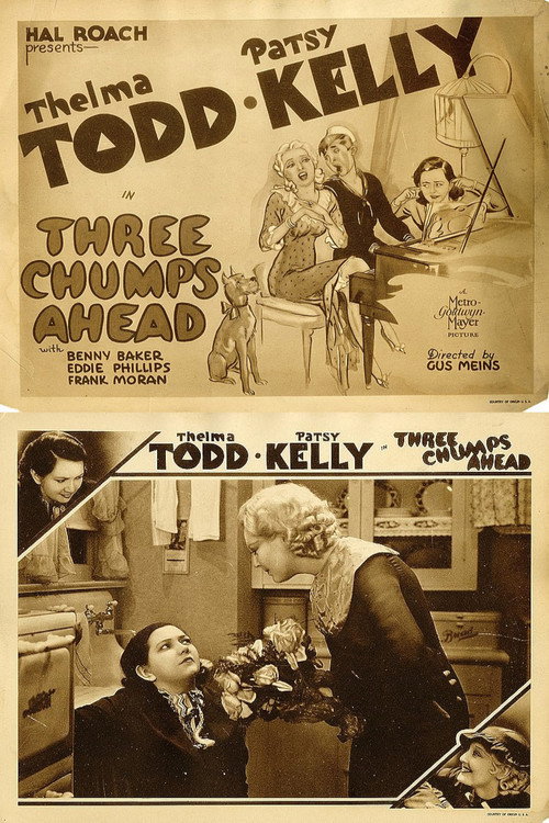 Movie poster for Three Chumps Ahead (1934)