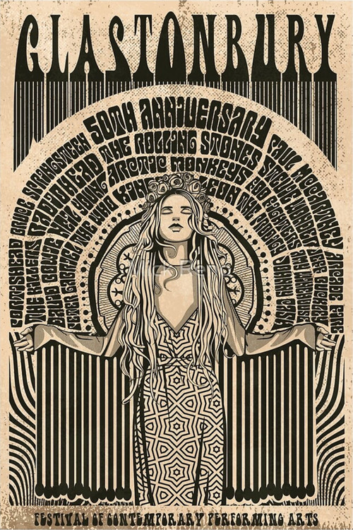 Glastonbury: 50 Years and Counting poster