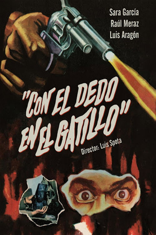 Movie poster for With my finger on the trigger (1958)