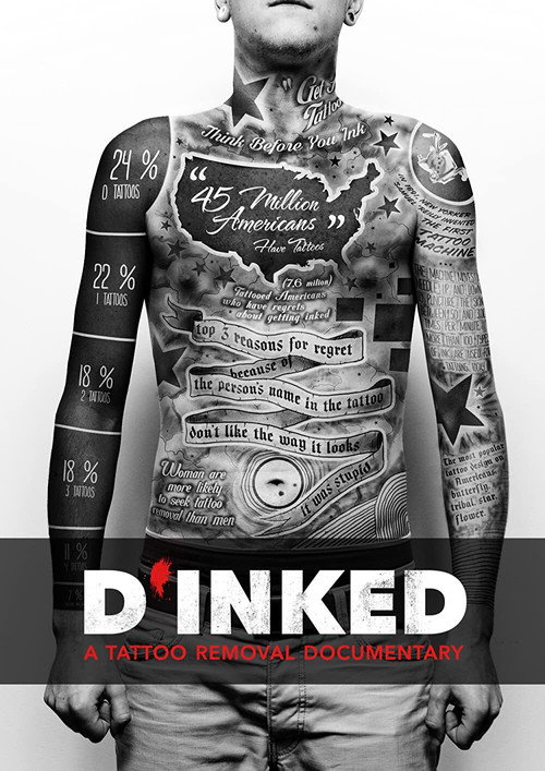 Movie poster for D'Inked: A Tattoo Removal Documentary (2017)