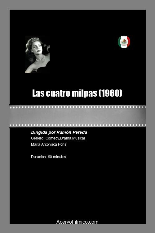 Movie poster for Las cuatro milpas (1960)