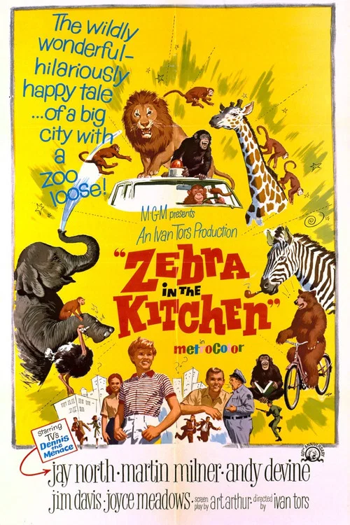 Movie poster for Zebra in the Kitchen (1965)