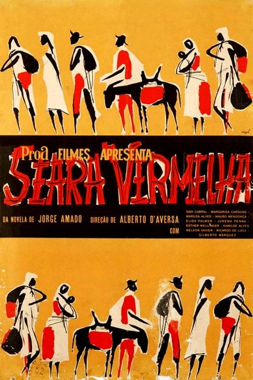 Movie poster for Seara Vermelha (1964)