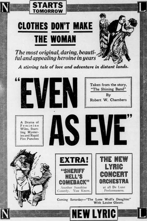Movie poster for Even as Eve (1920)