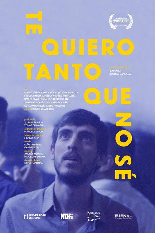 Movie poster for Te quiero tanto que no sé (2018)