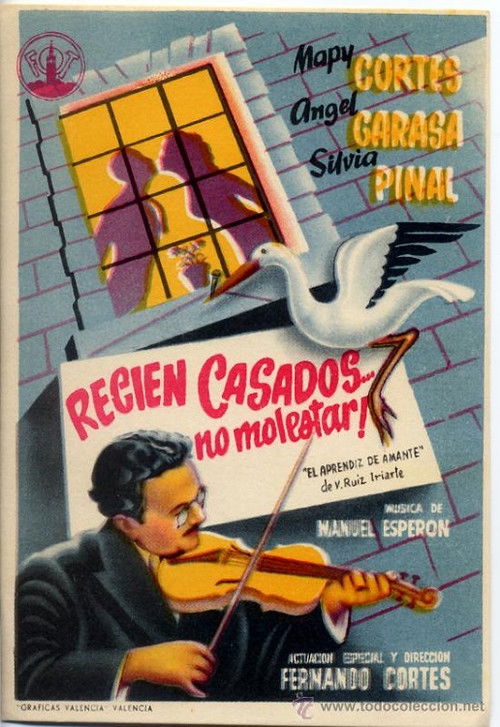 Movie poster for Recién casados... no molestar (1951)