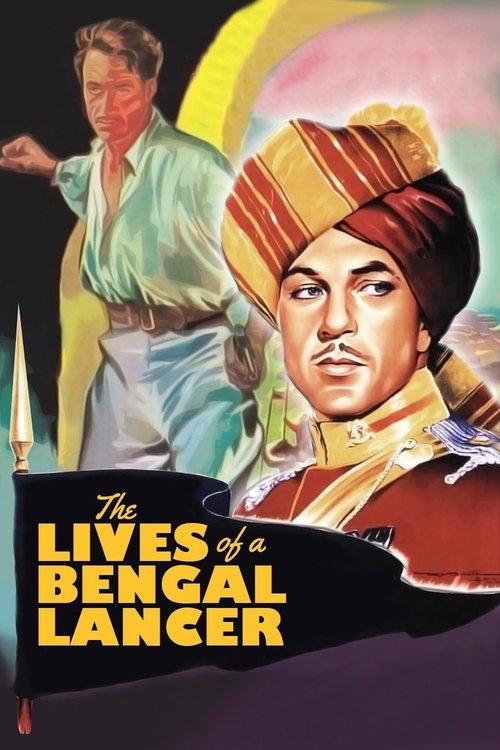 Movie poster for The Lives of a Bengal Lancer (1935)