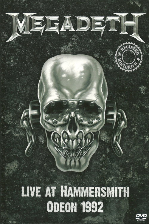 Movie poster for Megadeth - Live at Hammersmith Odeon (1992)