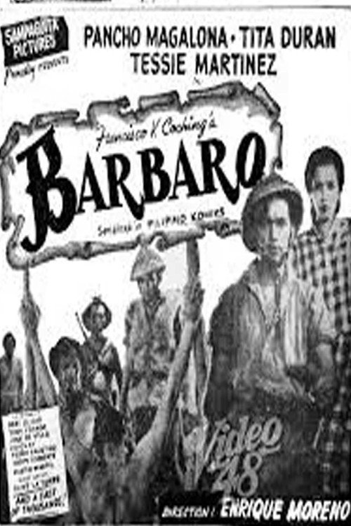 Movie poster for Barbaro (1952)