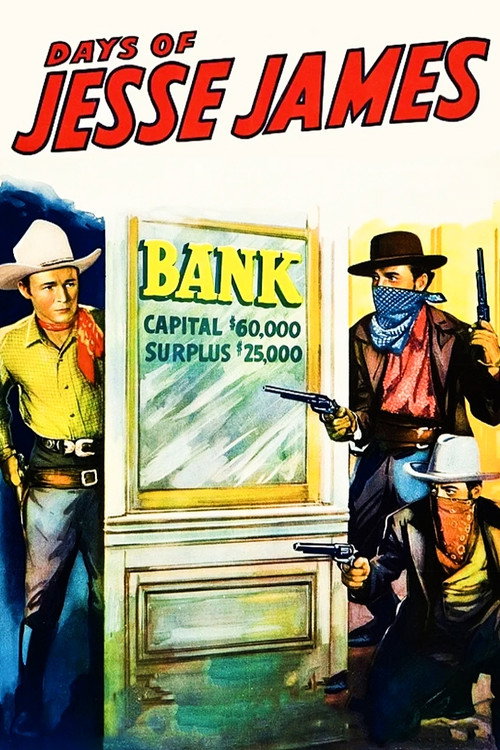 Movie poster for Days of Jesse James (1939)