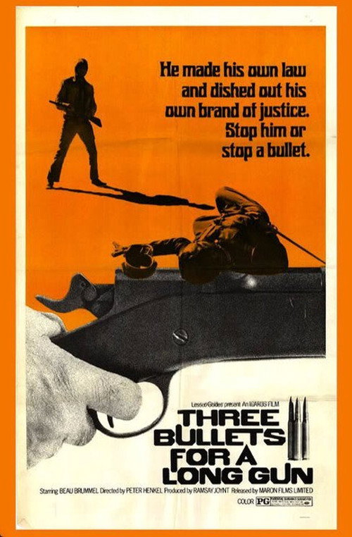 Movie poster for Three Bullets... for a Long Gun (1971)