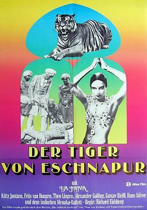Movie poster for The Tiger of Eschnapur (1938)