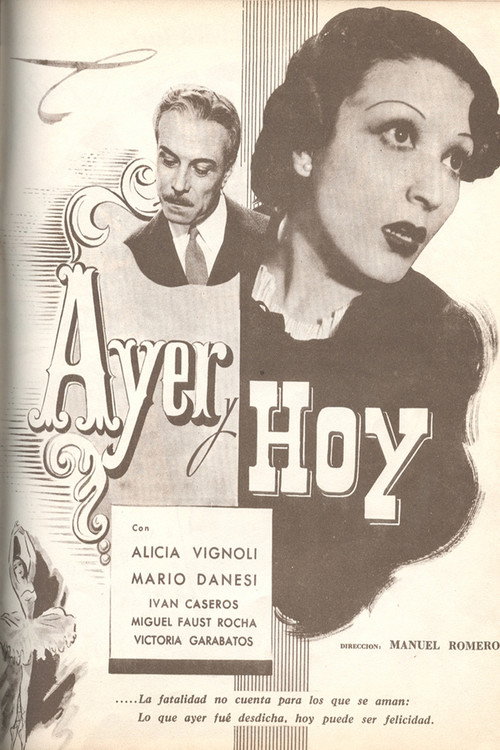 Movie poster for Ayer y hoy (1934)
