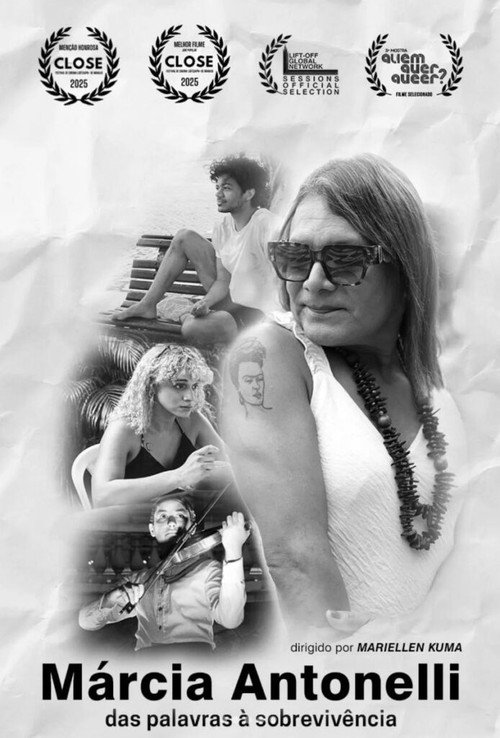 Movie poster for Márcia Antonelli: Das Palavras à Sobrevivência (2025)