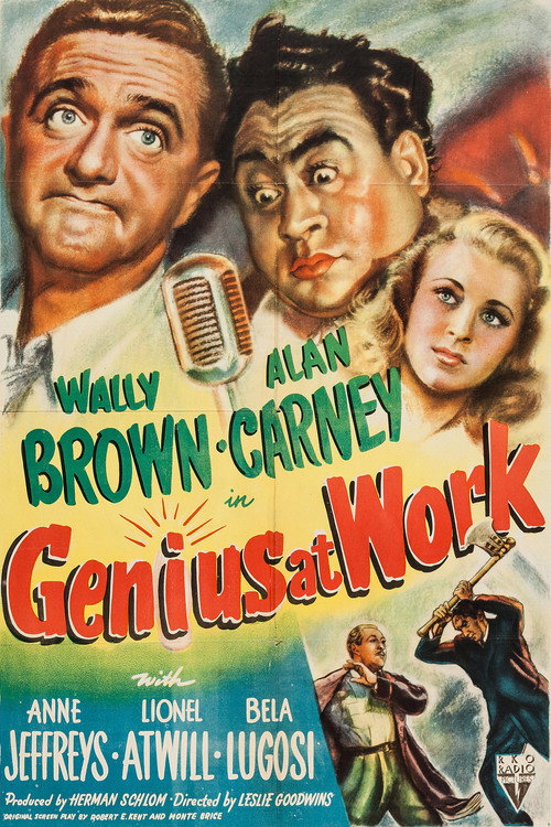Movie poster for Genius at Work (1946)
