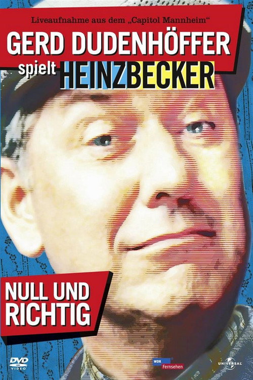 Movie poster for Gerd Dudenhöffer - Null und Richtig (2003)