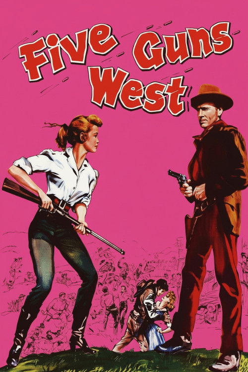 Movie poster for Five Guns West (1955)