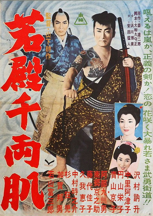 Movie poster for Wakatono senryō hada (1961)