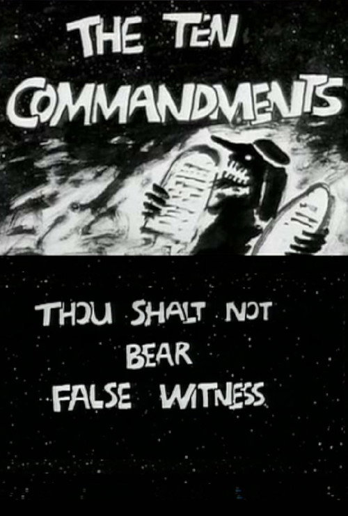 Movie poster for The Ten Commandments Number 8: Thou Shalt Not Bear False Witness (1995)