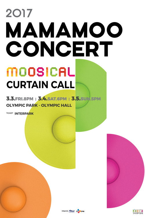 Movie poster for MAMAMOO Concert: Moosical Curtain Call (2017)