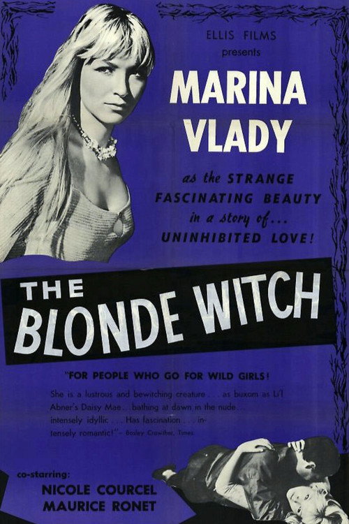 Movie poster for The Blonde Witch (1956)
