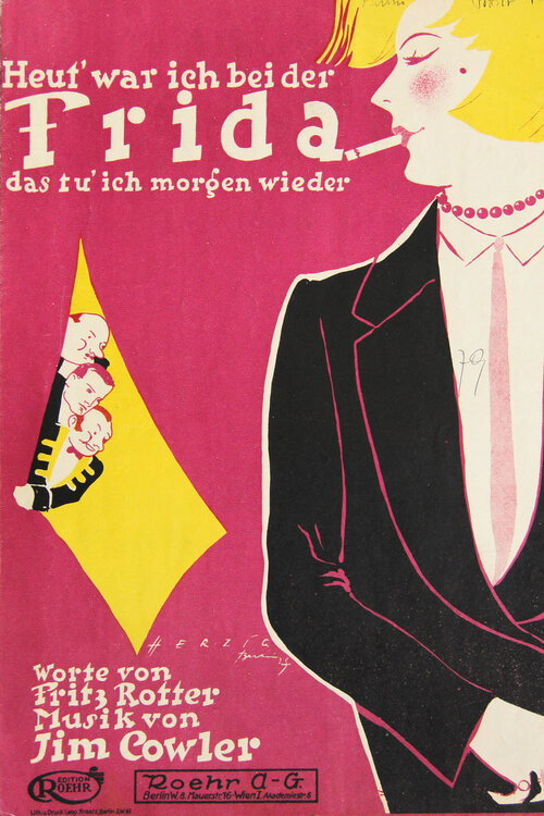 Movie poster for Heut' war ich bei der Frieda (1928)