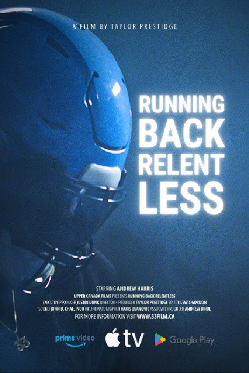 Movie poster for Running Back Relentless