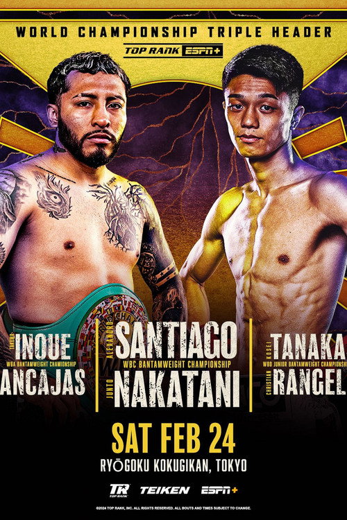 Movie poster for Alexandro Santiago vs. Junto Nakatani (2024)
