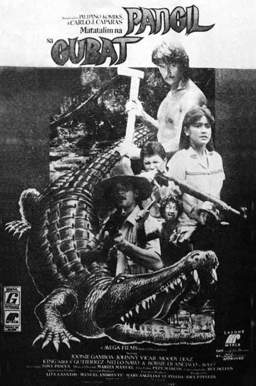 Movie poster for Matatalim na pangil sa gubat (1986)