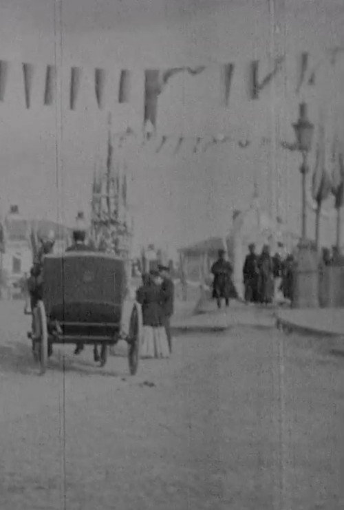Movie poster for Street Scene in unidentified European city (1896)