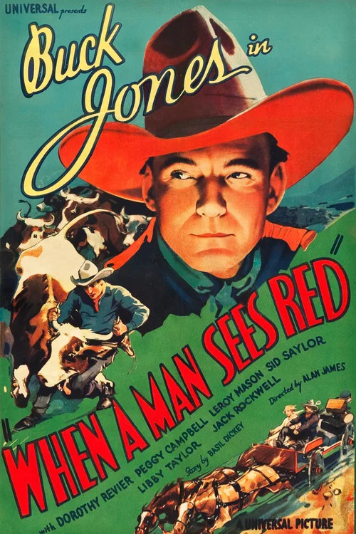Movie poster for When a Man Sees Red (1934)
