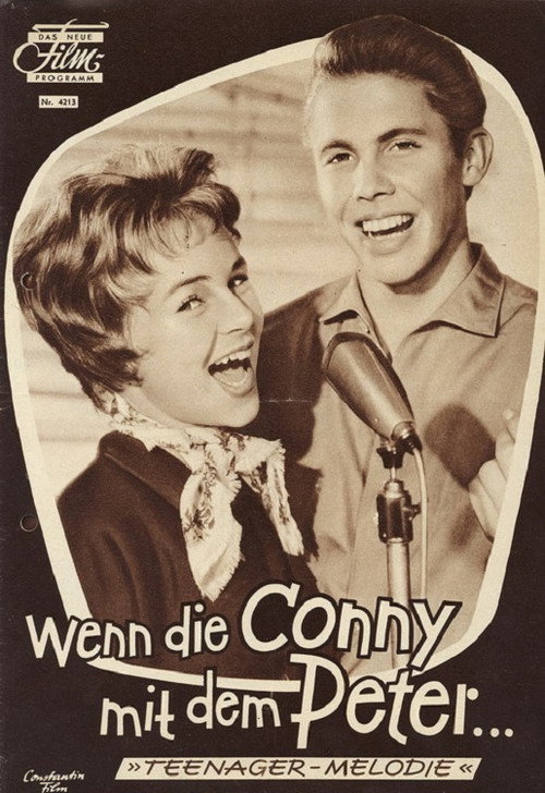 Movie poster for Wenn die Conny mit dem Peter (1958)