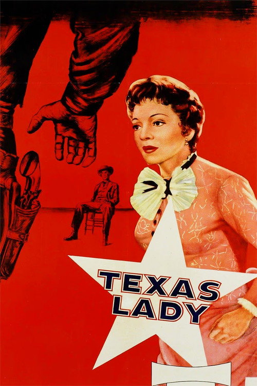 Movie poster for Texas Lady (1955)