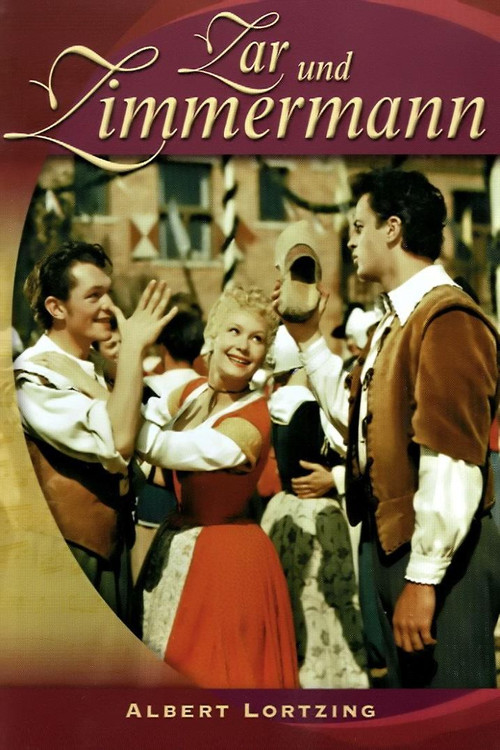 Movie poster for Zar und Zimmermann (1956)