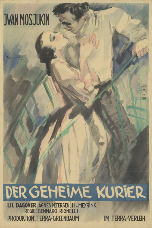 Movie poster for The Secret Courier (1928)