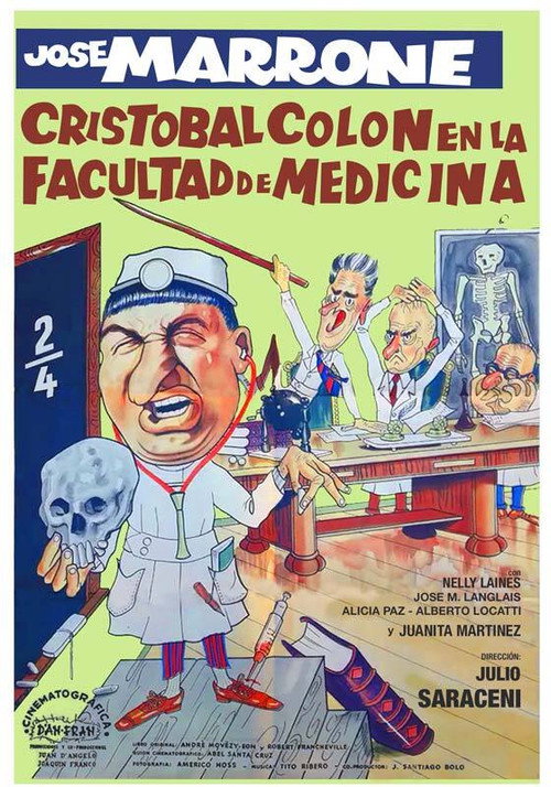 Movie poster for Cristóbal Colón en la Facultad de Medicina (1961)