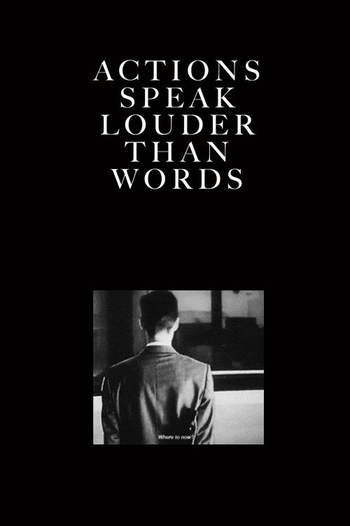 Movie poster for Actions Speak Louder Than Words (1992)