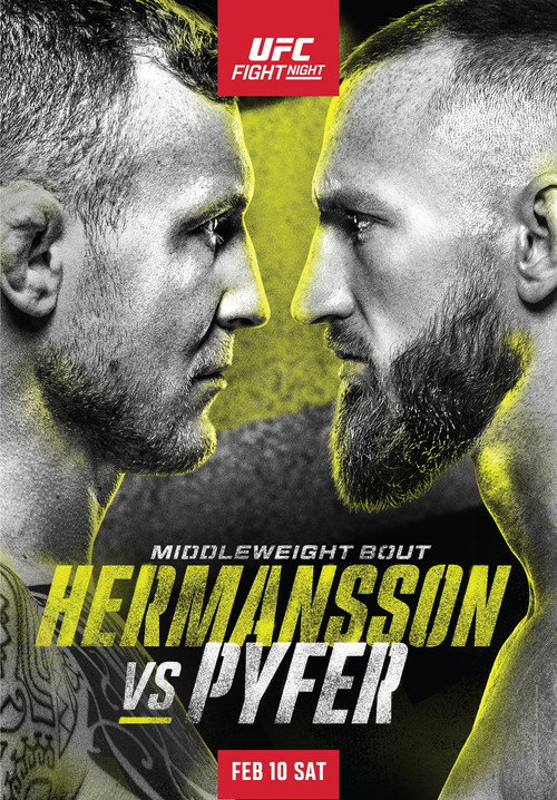 Movie poster for UFC Fight Night 236: Hermansson vs. Pyfer (2024)