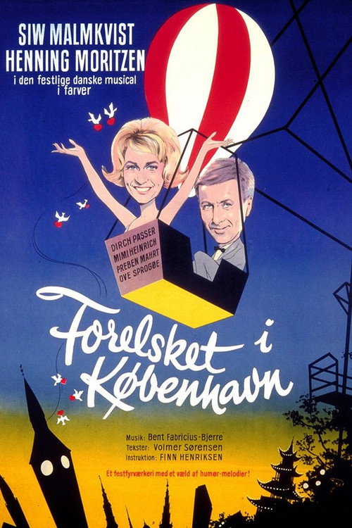 Movie poster for Forelsket i København (1960)
