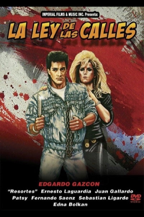 Movie poster for La ley de las calles (1989)