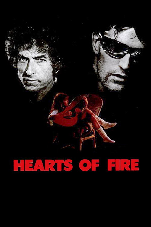 Movie poster for Hearts of Fire (1987)