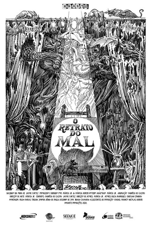 Movie poster for The Portrait of Evil (2021)
