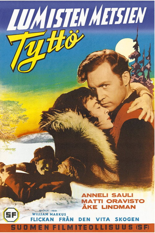 Movie poster for Lumisten metsien tyttö (1960)