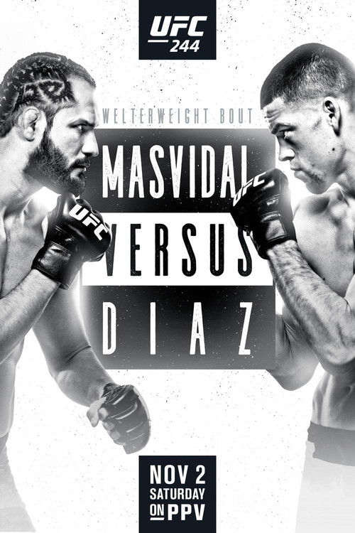 Movie poster for UFC 244: Masvidal vs. Diaz (2019)
